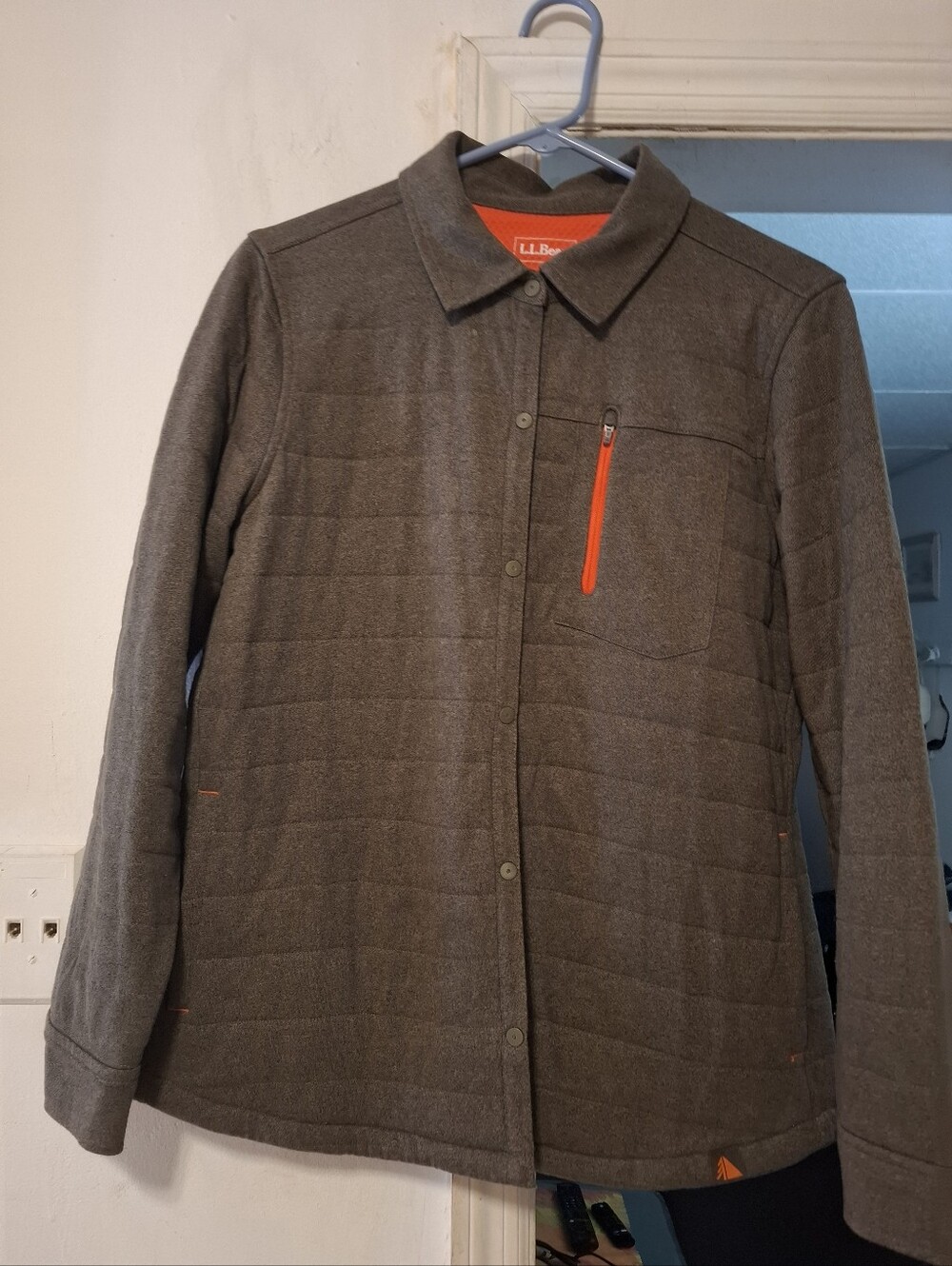 LL Bean Primloft Insulated Hiking Shacket Med